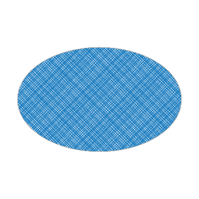 set de table textilise ovale 21 x 33